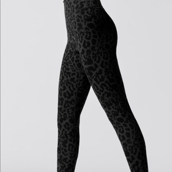 Balance Athletica Pants - NWOT Balance Athletica Black Leopard Pant